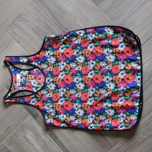 Philosophy floral tank top blouse size s.
